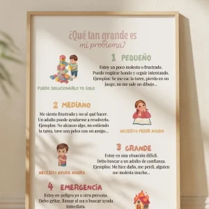 lámina qué tan grande es mi problema